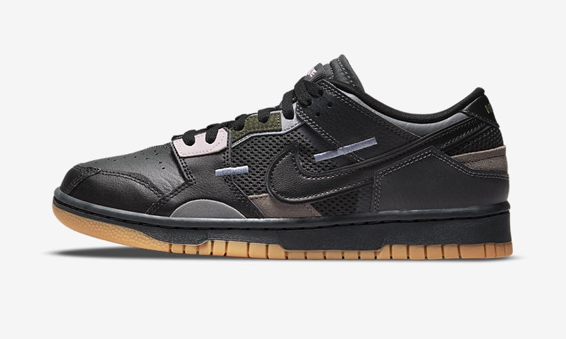 【国内 1/26 発売】ナイキ ダンク ロー “スクラップ/ブラック/ガム” (NIKE DUNK LOW “Scrap/Black/Gum”) [DB0500-001]