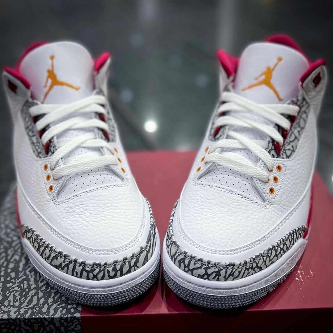 【国内 2/24 発売】ナイキ エア ジョーダン 3 レトロ “ホワイト/カーディナルレッド” (NIKE AIR JORDAN 3 RETRO “White/Cardinal Red”) [CT8532-126]