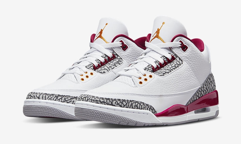 【国内 2/24 発売】ナイキ エア ジョーダン 3 レトロ “ホワイト/カーディナルレッド” (NIKE AIR JORDAN 3 RETRO “White/Cardinal Red”) [CT8532-126]