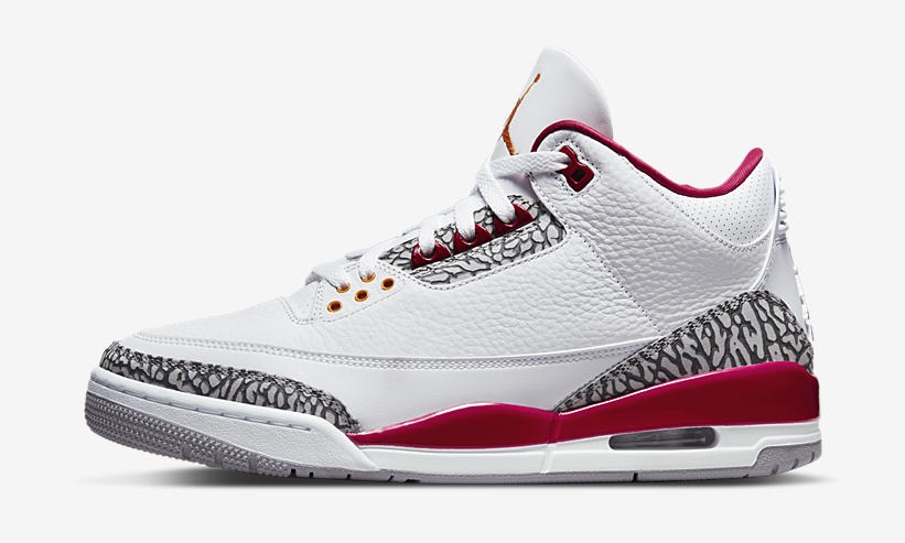 【国内 2/24 発売】ナイキ エア ジョーダン 3 レトロ “ホワイト/カーディナルレッド” (NIKE AIR JORDAN 3 RETRO “White/Cardinal Red”) [CT8532-126]