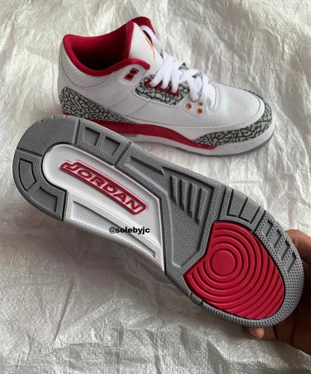 【国内 2/24 発売】ナイキ エア ジョーダン 3 レトロ “ホワイト/カーディナルレッド” (NIKE AIR JORDAN 3 RETRO “White/Cardinal Red”) [CT8532-126]