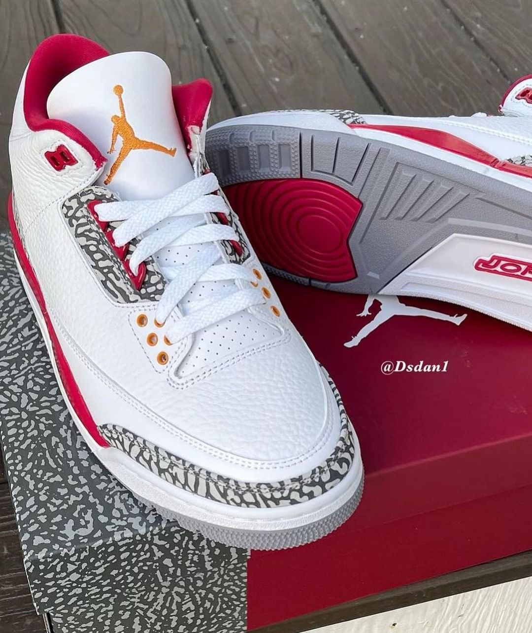 【国内 2/24 発売】ナイキ エア ジョーダン 3 レトロ “ホワイト/カーディナルレッド” (NIKE AIR JORDAN 3 RETRO “White/Cardinal Red”) [CT8532-126]