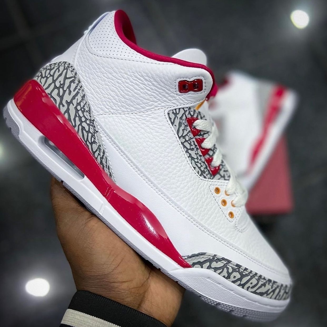 【国内 2/24 発売】ナイキ エア ジョーダン 3 レトロ “ホワイト/カーディナルレッド” (NIKE AIR JORDAN 3 RETRO “White/Cardinal Red”) [CT8532-126]