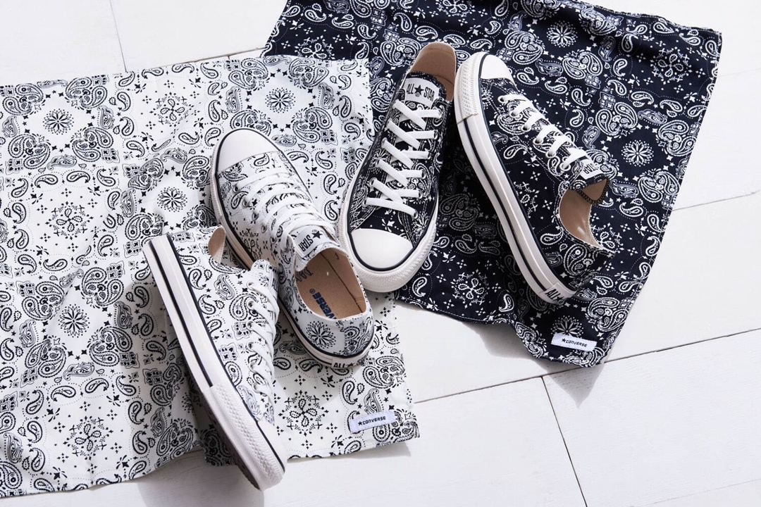 12月 発売！コンバースオリジナルのペイズリー柄を採用した CONVERSE ALL STAR BANDANA OX (オールスター OX)