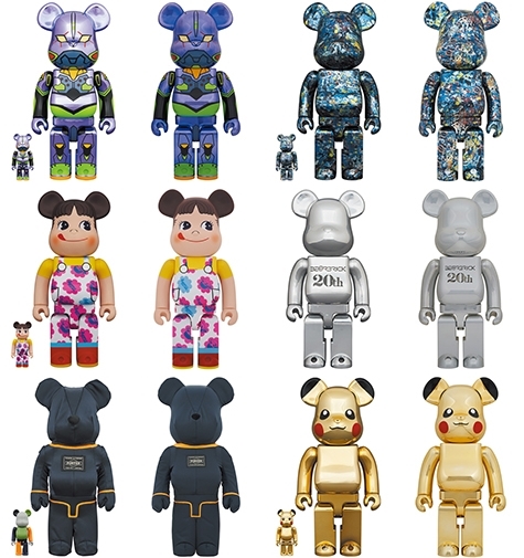 SupremeやUNDEFEATEDが参加する 1000% ベアブリック展示会「BE@RBRICK WORLD WIDE TOUR 3」が12/4～12/9 開催 (ワールドワイドツアー)