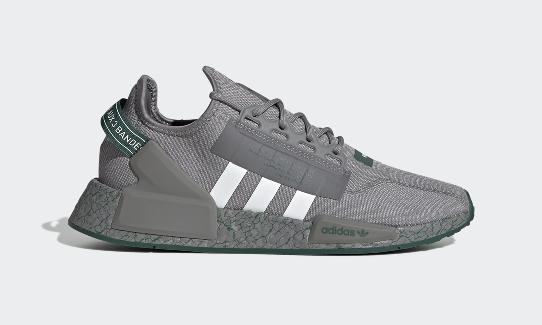 adidas Originals NMD_R1 V2 “Grey Three/Collegiate Green” (アディダス オリジナルス エヌ エム ディー ブイツー “グレースリー/カレッジグリーン”) [GZ6551]