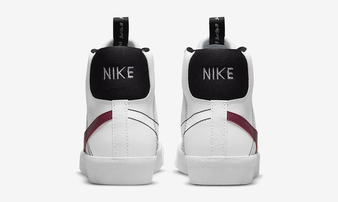 11/21 発売！ナイキ GS ブレーザー ミッド 77 SE “サミットホワイト/ラッシュマルーン” (NIKE GS BLAZER MID 77 SE “Summit White/Rush Maroon”) [DH8640-101]