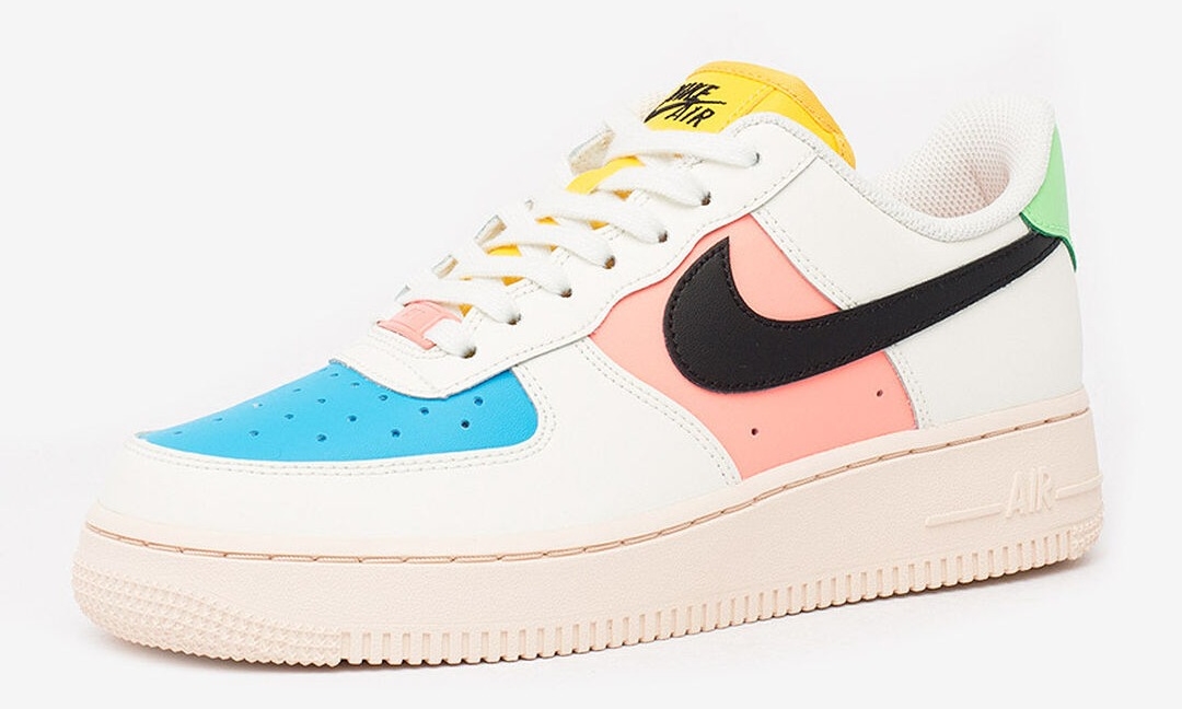 ナイキ ウィメンズ エア フォース 1 ロー “セイル/マルチ” (NIKE WMNS AIR FORCE 1 LOW “Sail/Multi”) [DJ5933-100]