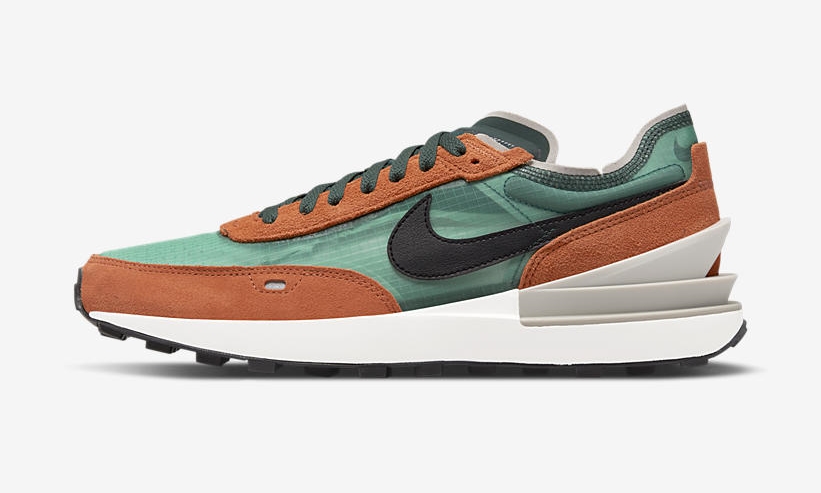 ナイキ ワッフル ワン SE “プログリーン/ラッシュオレンジ” (NIKE WAFFLE ONE SE “Pro Green/Rush Orange”) [DD8014-300]