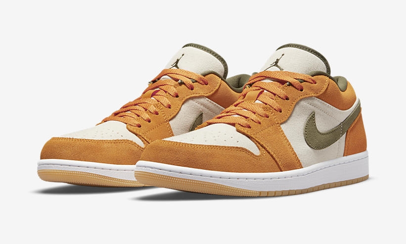 【国内 2/25 発売】ナイキ エア ジョーダン 1 ロー “オレンジ/オリーブ” (NIKE AIR JORDAN 1 LOW “Orange/Olive”) [DH6931-102]