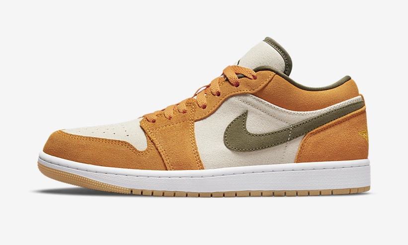 【国内 2/25 発売】ナイキ エア ジョーダン 1 ロー “オレンジ/オリーブ” (NIKE AIR JORDAN 1 LOW “Orange/Olive”) [DH6931-102]