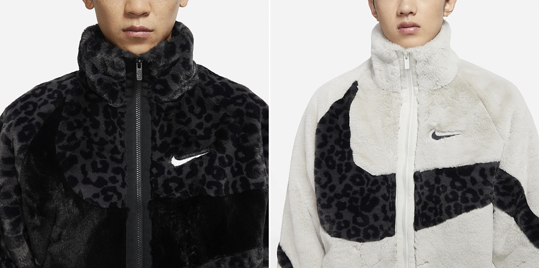 KITH × NIKE BIG SWOOSH ジャケット　新品　レオパード