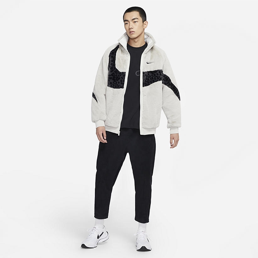 KITH × NIKE BIG SWOOSH ジャケット　新品　レオパード