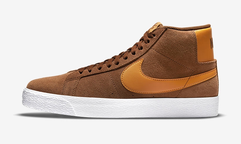 2021年 発売予定！ナイキ SB ズーム ブレーザー ミッド “ブラウン/オレンジ” (NIKE SB ZOOM BLAZER MID “Brown/Orange”) [864349-203]