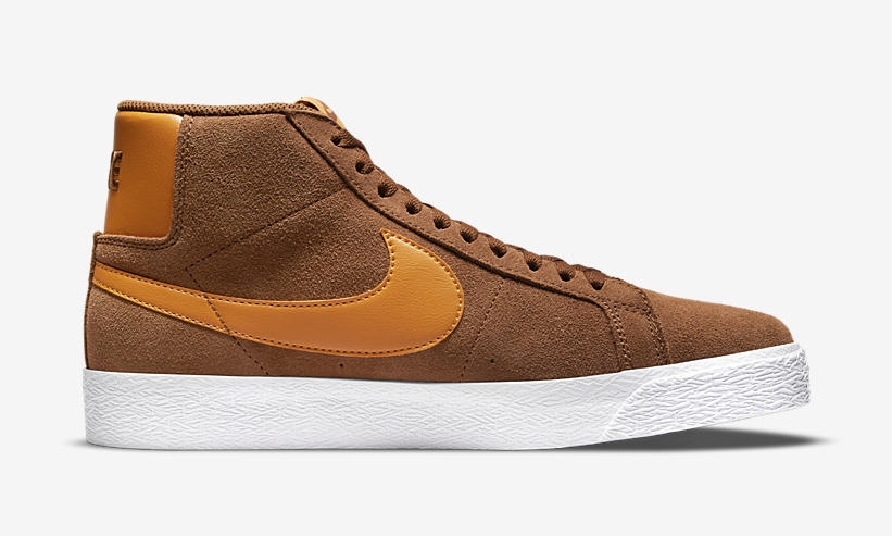 2021年 発売予定！ナイキ SB ズーム ブレーザー ミッド “ブラウン/オレンジ” (NIKE SB ZOOM BLAZER MID “Brown/Orange”) [864349-203]