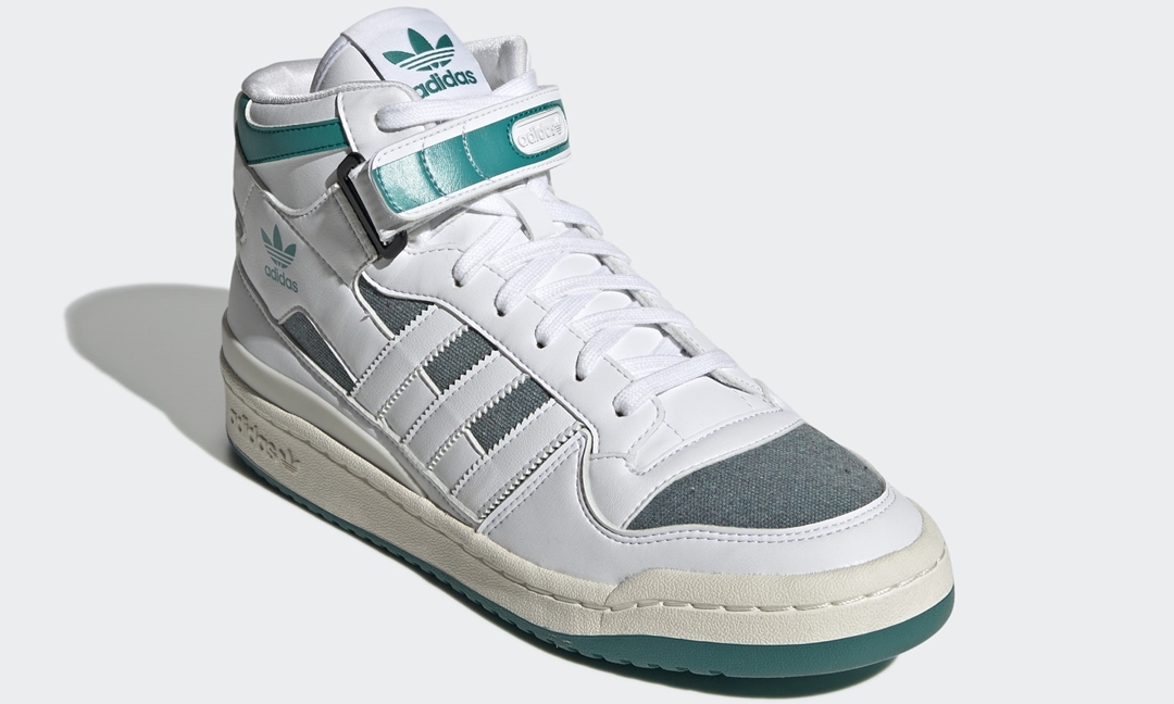 adidas Originals FORUM MID “White/Eqt Green” (アディダス オリジナルス フォーラム ミッド “ホワイト/エキップメントグリーン”) [GZ6336]