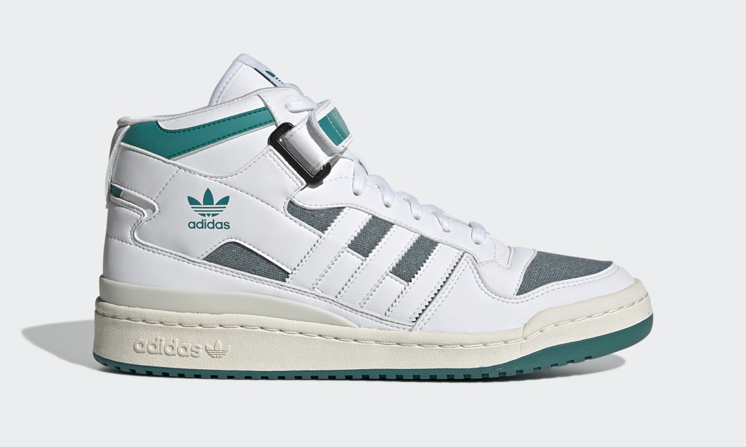 adidas Originals FORUM MID “White/Eqt Green” (アディダス オリジナルス フォーラム ミッド “ホワイト/エキップメントグリーン”) [GZ6336]