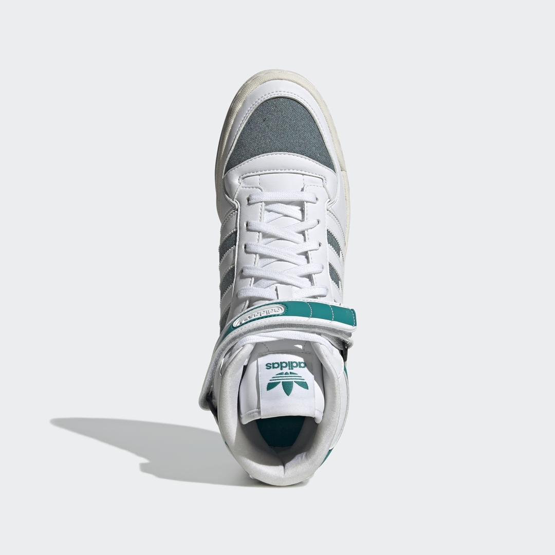 adidas Originals FORUM MID “White/Eqt Green” (アディダス オリジナルス フォーラム ミッド “ホワイト/エキップメントグリーン”) [GZ6336]