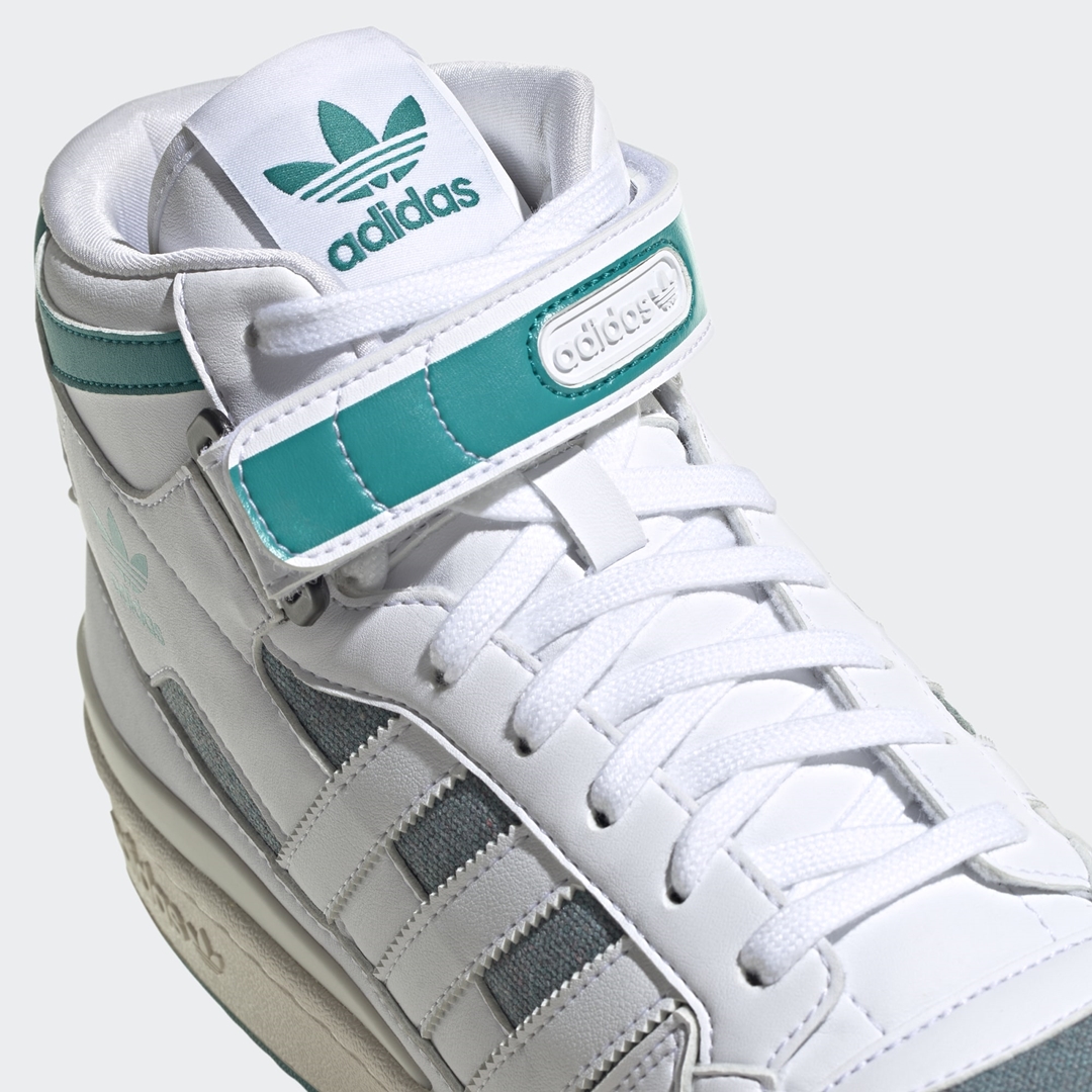 adidas Originals FORUM MID “White/Eqt Green” (アディダス オリジナルス フォーラム ミッド “ホワイト/エキップメントグリーン”) [GZ6336]