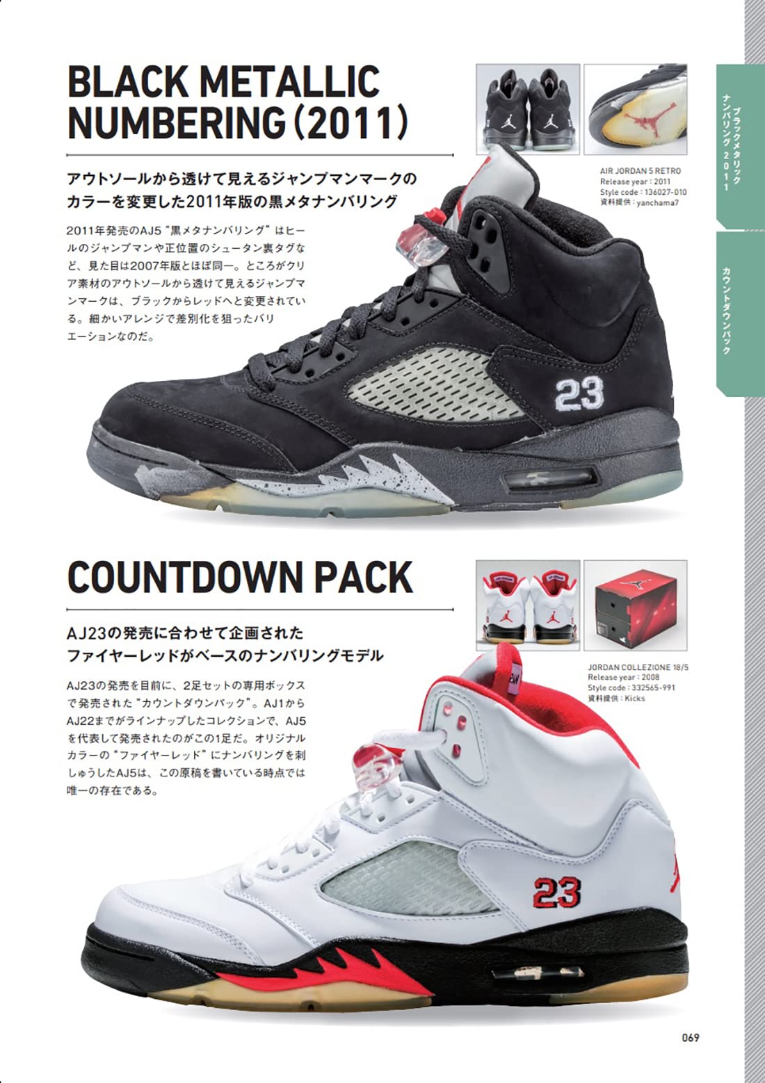 NIKE AIR JORDAN 4/5/6のコラボモデルや近年発売の新作をわかりやすく掲載「エアジョーダン456・コレクション」が11/17 発売！