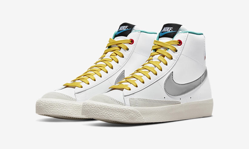 2021年 発売予定！ナイキ GS ブレーザー ミッド “フローラル/ホワイト/イエロー” (NIKE GS BLAZER MID “Floral/White/Yellow”) [DQ7773-100]