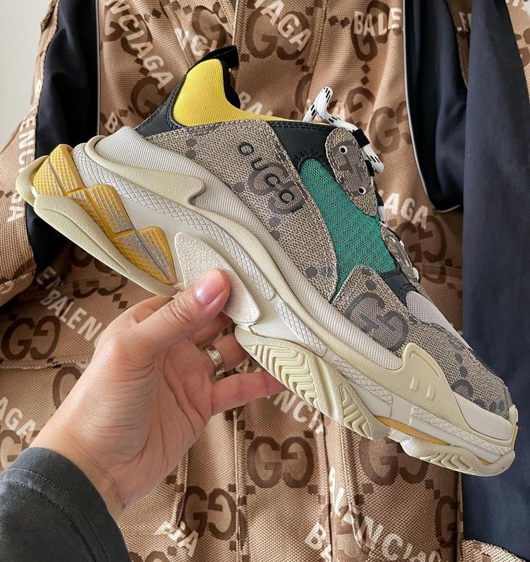 信憑 バレンシアガBALENCIAGA GUCCI TRIPLE S スニーカー sushitai.com.mx