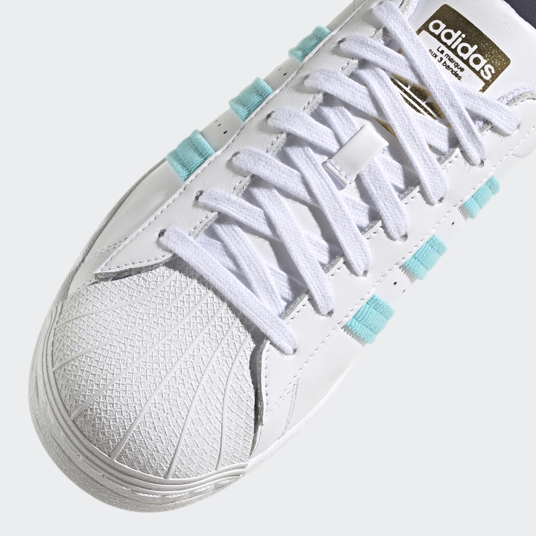 3/18 発売！アディダス オリジナルス スーパースター “パルスアクア” (adidas Originals SUPERSTAR “Pulse Aqua”) [H00206]