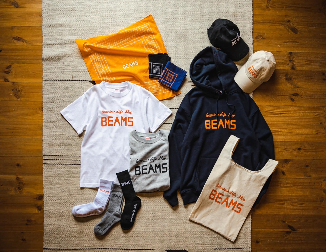 【45周年記念】BEAMSの初代ロゴ「American Life Shop BEAMS」を使用したアイテムが11/13から順次発売 (ビームス 45th)