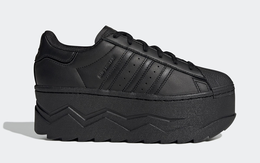 2021年 発売予定！アディダス オリジナルス スーパースター プラットフォーム “トリプルブラック” (adidas Originals SUPERSTAR PLATFORM “Triple Black”) [GZ9126]