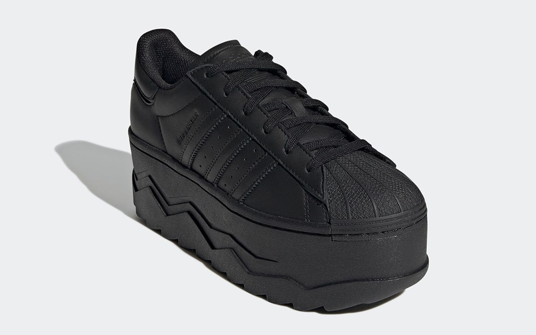 2021年 発売予定！アディダス オリジナルス スーパースター プラットフォーム “トリプルブラック” (adidas Originals SUPERSTAR PLATFORM “Triple Black”) [GZ9126]