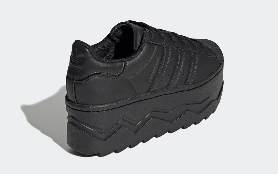 2021年 発売予定！アディダス オリジナルス スーパースター プラットフォーム “トリプルブラック” (adidas Originals SUPERSTAR PLATFORM “Triple Black”) [GZ9126]