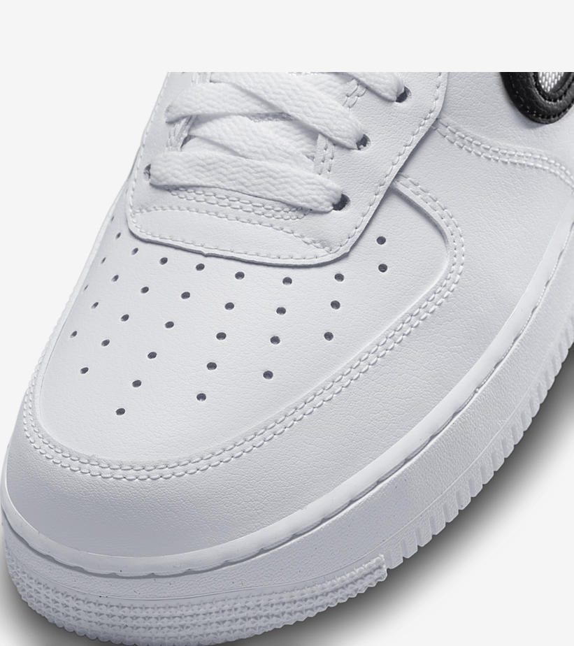 ナイキ エア フォース 1 07 ロー FM “ホワイト/ブラック” (NIKE AIR FORCE 1 07 FM “White/Black”) [DR0143-101]