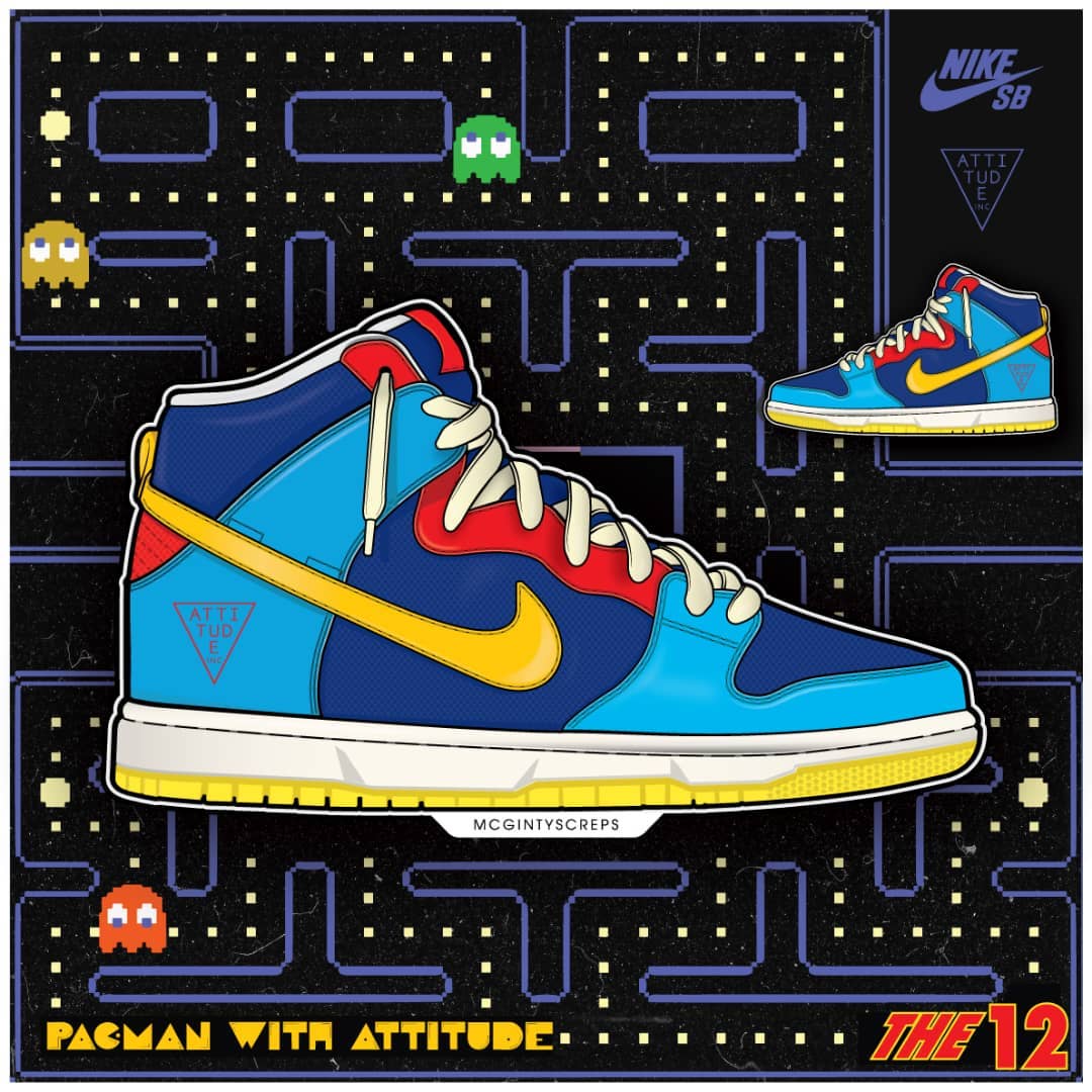 【リーク】Attitude × NIKE SB DUNK HIGH “The 12” (アティチュード ナイキ SB ダンク ハイ “ザ・トゥウェルブ”)