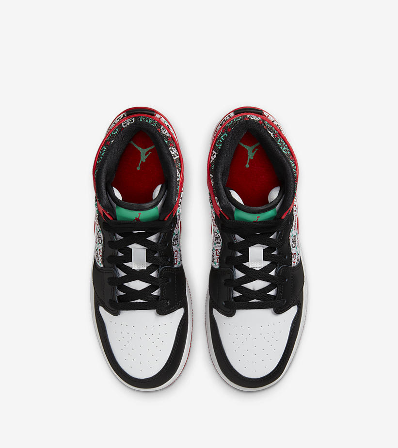 【国内 12/1 発売】ナイキ GS エア ジョーダン 1 ミッド “クリスマスセーター” (NIKE GS AIR JORDAN 1 MID “Christmas Sweater”) [DM1208-150]