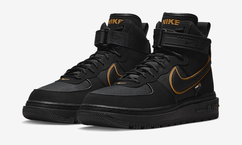 2021年 発売予定！ナイキ エア フォース 1 ブーツ “コーデュラ/ブラック/メタリックゴールド” (NIKE AIR FORCE 1 BOOT “CORDURA/Black/University Gold”) [DO6702-001]