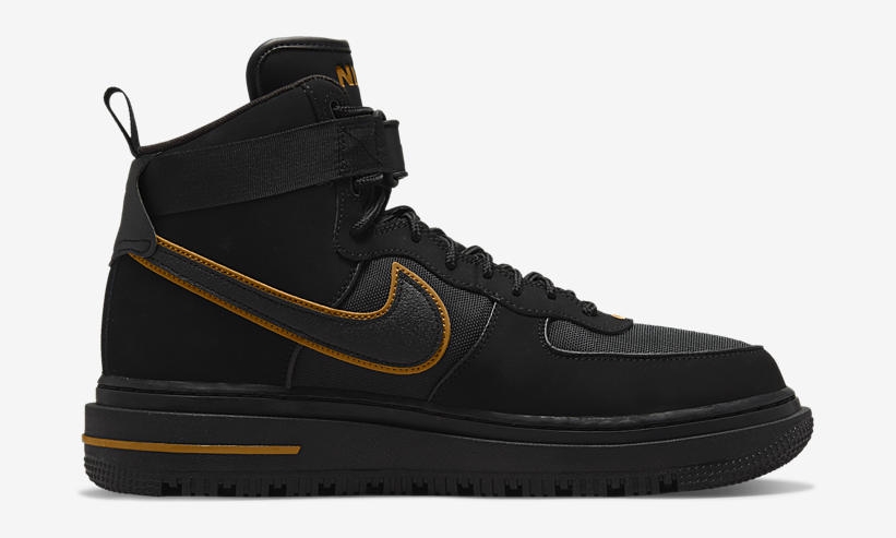 2021年 発売予定！ナイキ エア フォース 1 ブーツ “コーデュラ/ブラック/メタリックゴールド” (NIKE AIR FORCE 1 BOOT “CORDURA/Black/University Gold”) [DO6702-001]