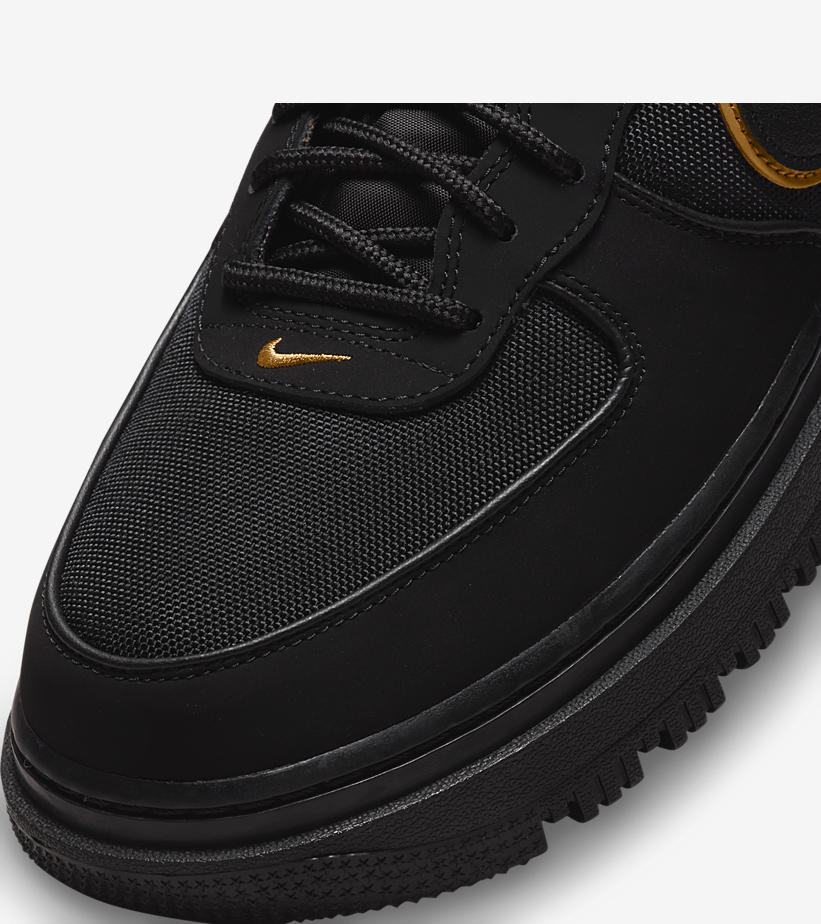 2021年 発売予定！ナイキ エア フォース 1 ブーツ “コーデュラ/ブラック/メタリックゴールド” (NIKE AIR FORCE 1 BOOT “CORDURA/Black/University Gold”) [DO6702-001]