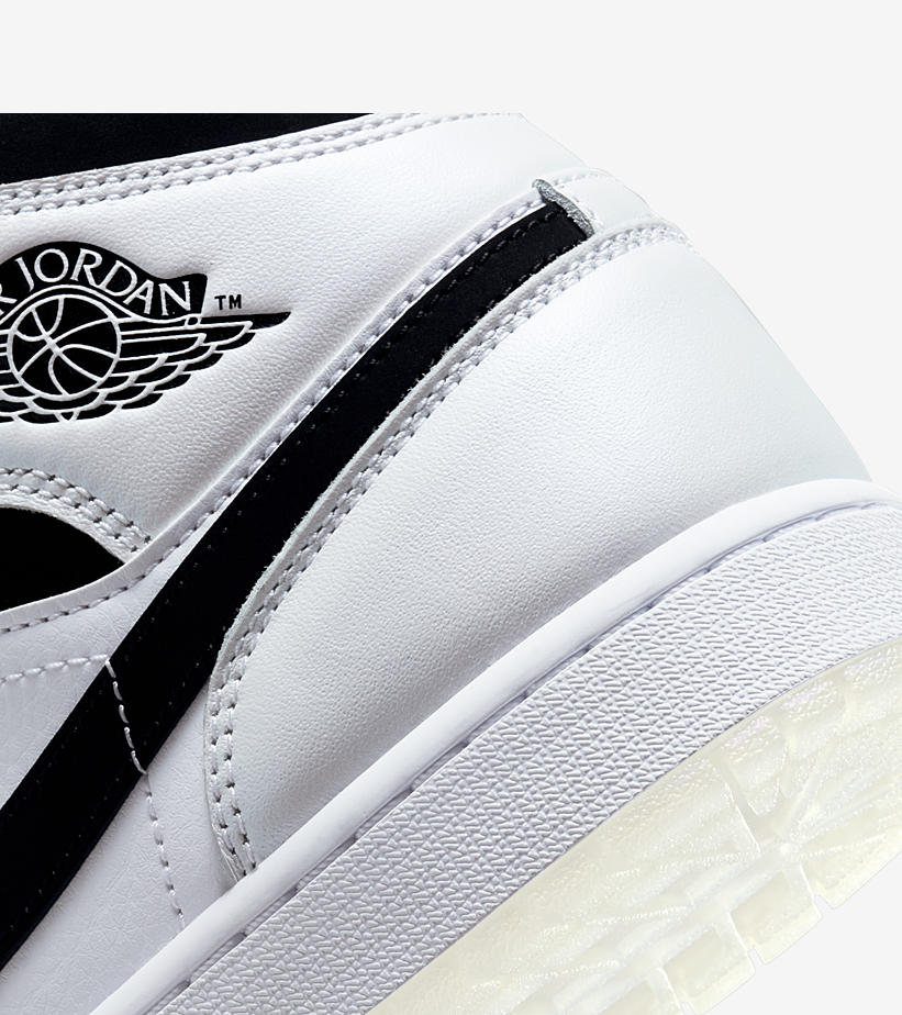 【国内 2/8 発売予定】ナイキ エア ジョーダン 1 ミッド “ダイアモンド/ブラック/ホワイト” (NIKE AIR JORDAN 1 MID “Diamond/Black/White”) [DH6933-100]