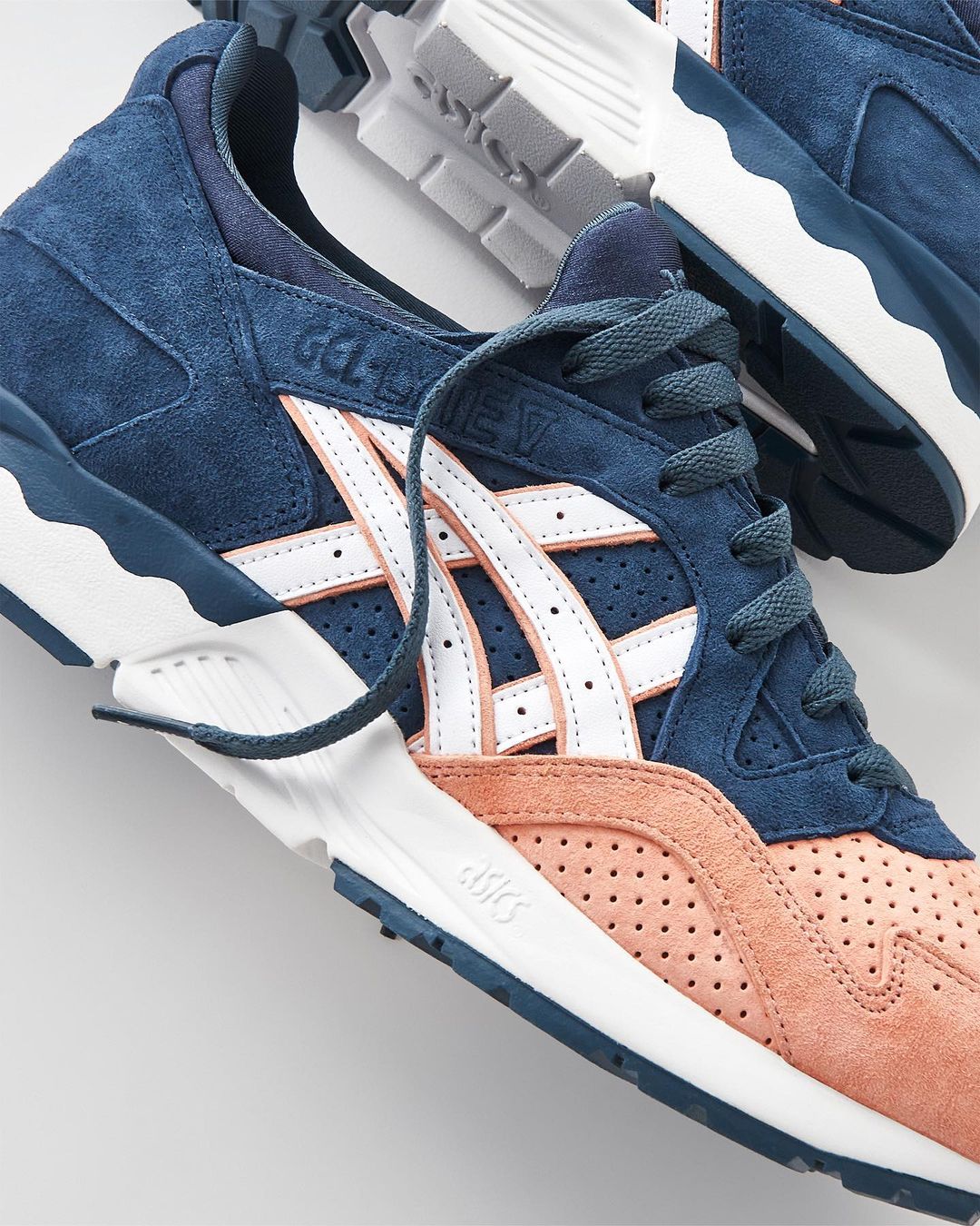 11/26 発売予定！KITH 10th × ASICS GEL-LYTE 5 “Salmon Toe/Leather Back” (キス アシックス ゲルライト 5 “サーモン トゥ/レザーバック”)