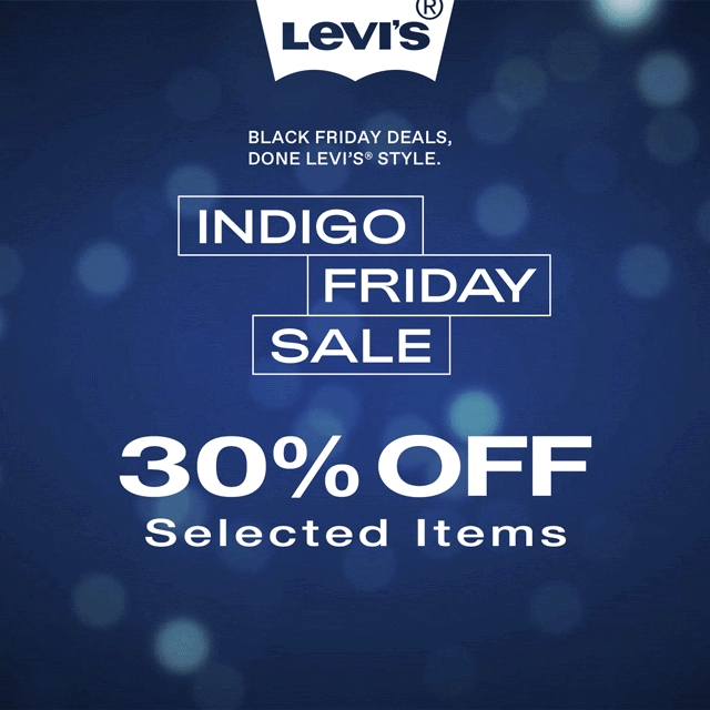 【ブラックフライデー 2021】リーバイスの「INDIGO FRIDAY SALE/対象新作アイテムが30％OFF」が11/30 10:00まで開催 (Levi's)