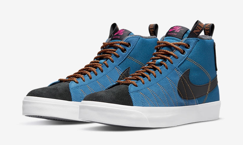 2021年 発売予定！ナイキ SB ズーム ブレーザー ミッド プレミアム “ブルー/ブラック” (NIKE SB ZOOM BLAZER MID PREMIUM “Acclimate Pack/Blue/Black”) [DC8903-400]