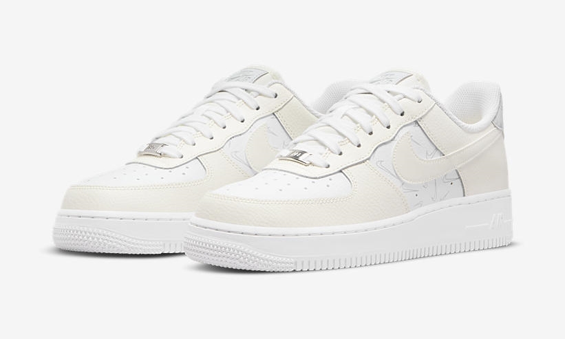 2021/22年 発売予定！ナイキ エア フォース 1 ロー “リフレクトミニスウッシュ/ホワイト” (NIKE AIR FORCE 1 LOW “Reflect Mini Swoosh/White”) [DR7857-100]