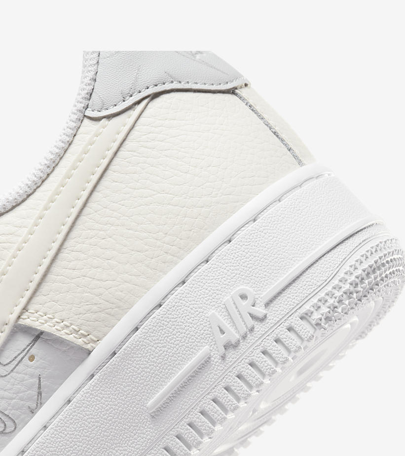 2021/22年 発売予定！ナイキ エア フォース 1 ロー “リフレクトミニスウッシュ/ホワイト” (NIKE AIR FORCE 1 LOW “Reflect Mini Swoosh/White”) [DR7857-100]