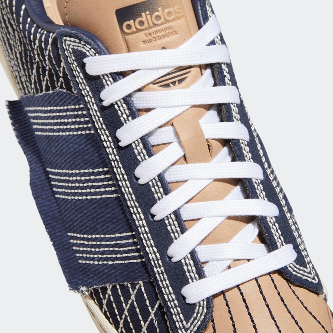 【国内 2/17 発売】adidas Originals SUPERSTAR 82 “Sashiko” (アディダス オリジナルス スーパースター 82 “刺し子/サシコ”) [GW3204]