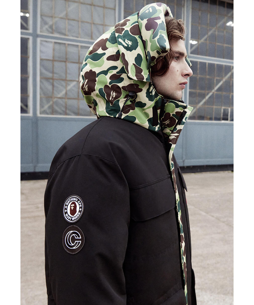 【12/4 発売】A BATHING APE x CANADA GOOSE x CONCEPTS コラボレーション (ア ベイシング エイプ カナダグース コンセプツ)