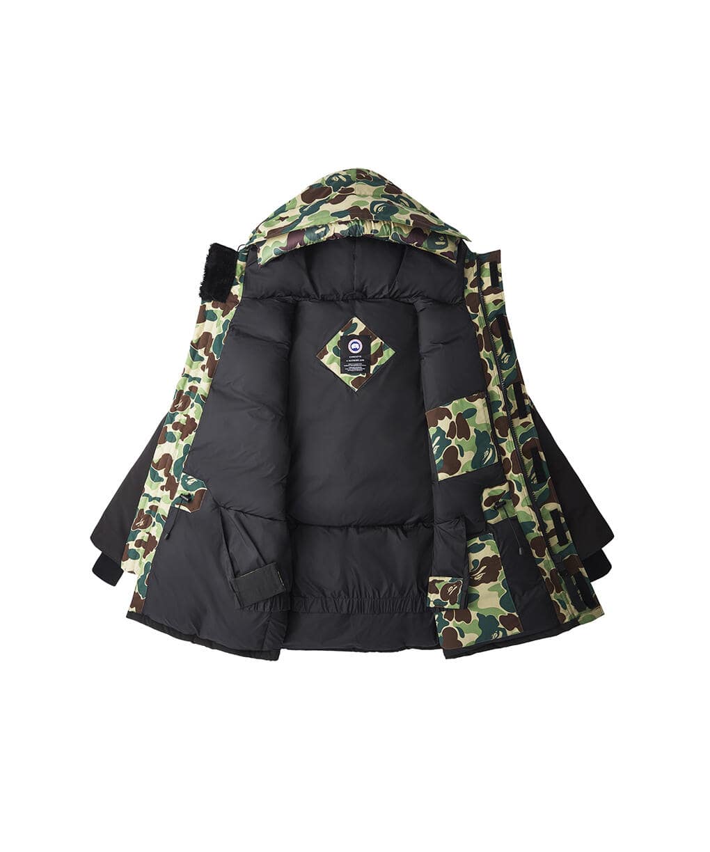 【12/4 発売】A BATHING APE x CANADA GOOSE x CONCEPTS コラボレーション (ア ベイシング エイプ カナダグース コンセプツ)