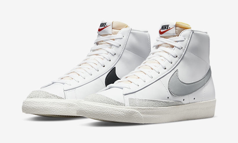 ナイキ ブレーザー ミッド 77 ビンテージ “ホワイト/ブラック/グレー” (NIKE BLAZER MID 77 VINTAGE “White/Black/Grey”) [BQ6806-114]