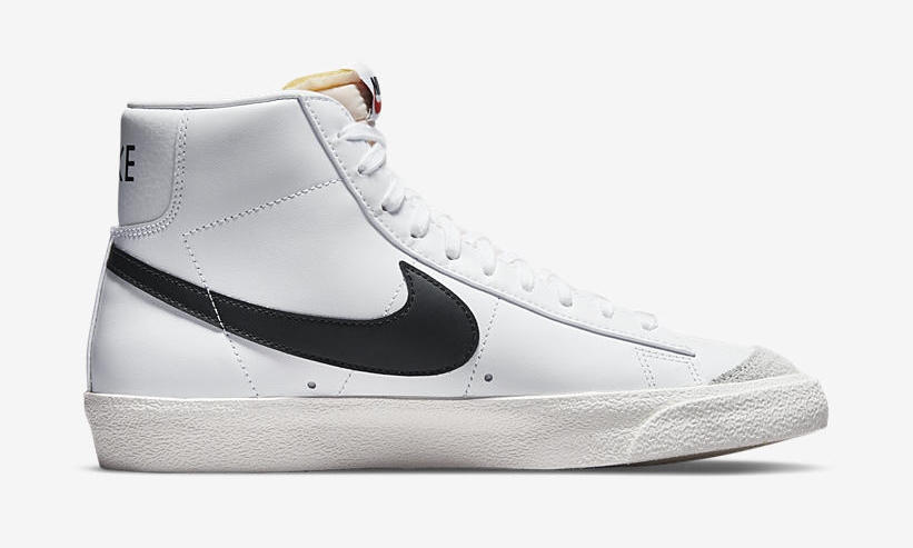 ナイキ ブレーザー ミッド 77 ビンテージ “ホワイト/ブラック/グレー” (NIKE BLAZER MID 77 VINTAGE “White/Black/Grey”) [BQ6806-114]