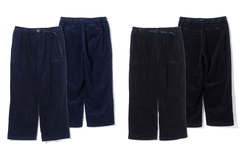 XLARGE × GRAMICCI 新作「GRAMICCI CORDUROY EASY PANTS」が11/27 発売 (エクストララージ グラミチ)