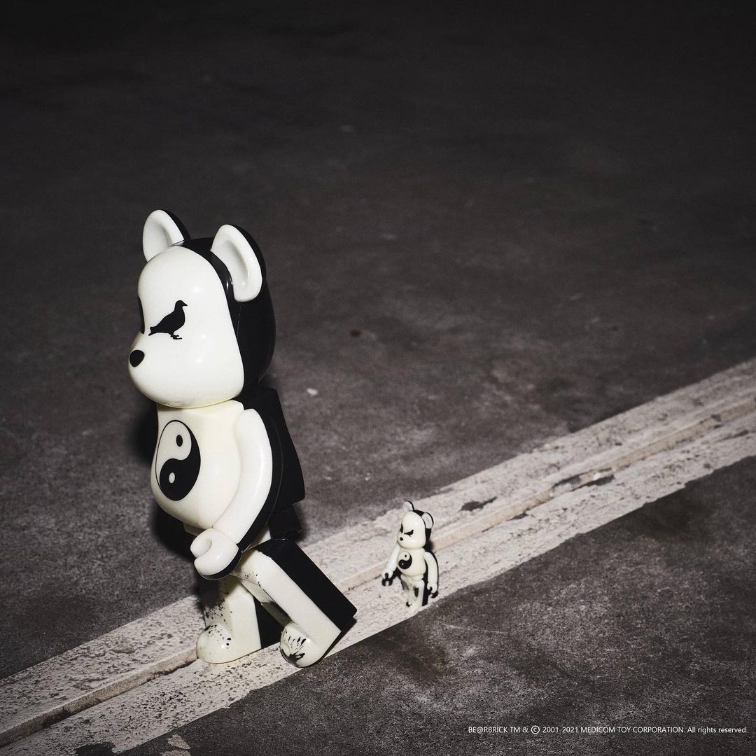 BE@RBRICK × atmos × STAPLE #4 100％&400％